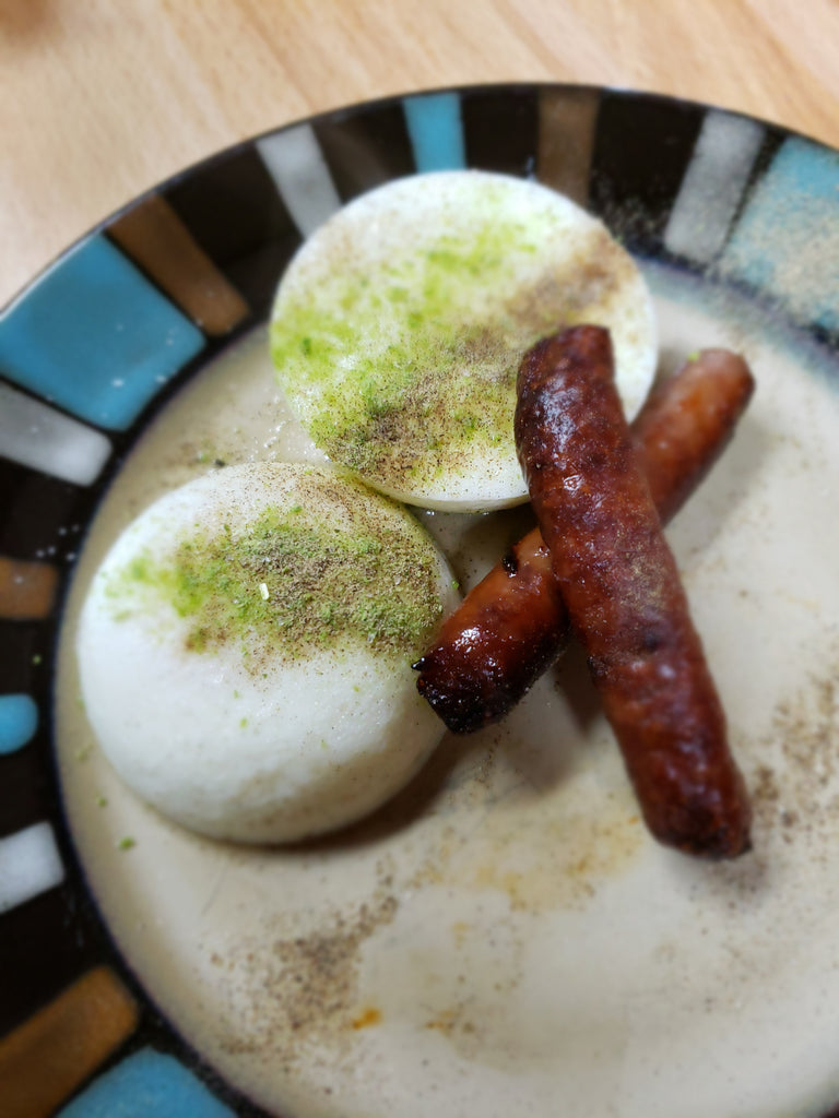 Green Garlic Eggs... so easy and so good!