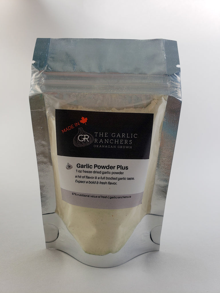 Garlic Powder Plus | Canadian Freeze dried garlic powder